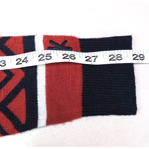 NFL Houston Texans Football Team Ugly Christmas Sweater Men's M Red Black Flaw - Picture 14 of 16